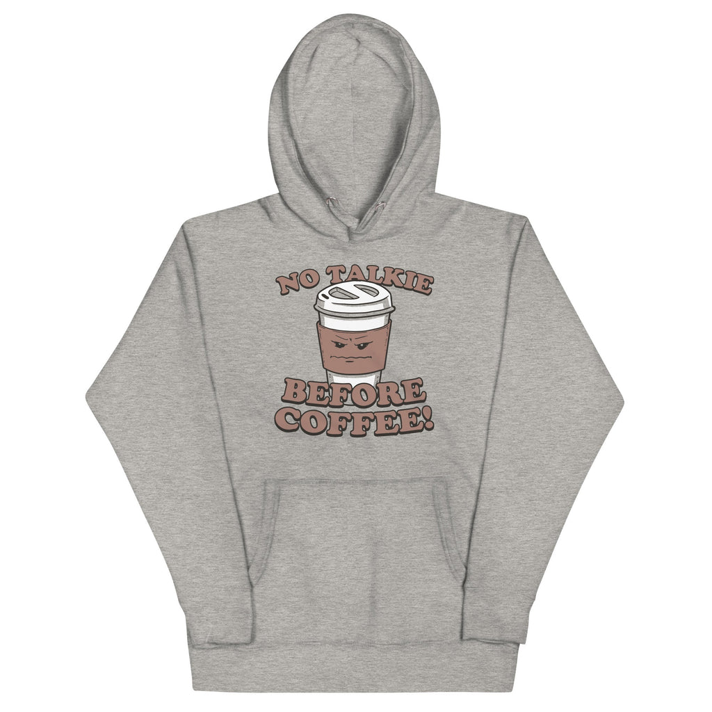 No Talkie Before Coffee! - Adult & Kids T-Shirts, Sweatshirts & Hoodies apparel design preview 1