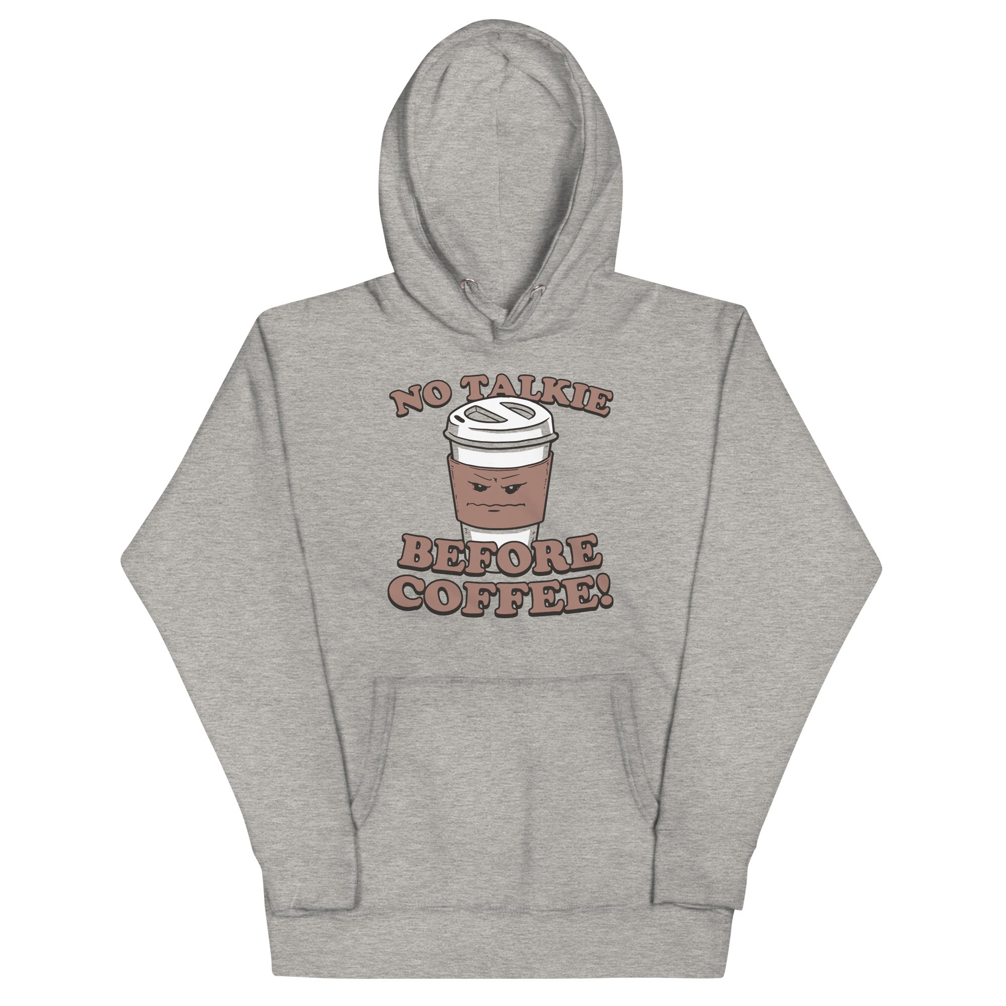 No Talkie Before Coffee! - Adult & Kids T-Shirts, Sweatshirts & Hoodies apparel design preview 1
