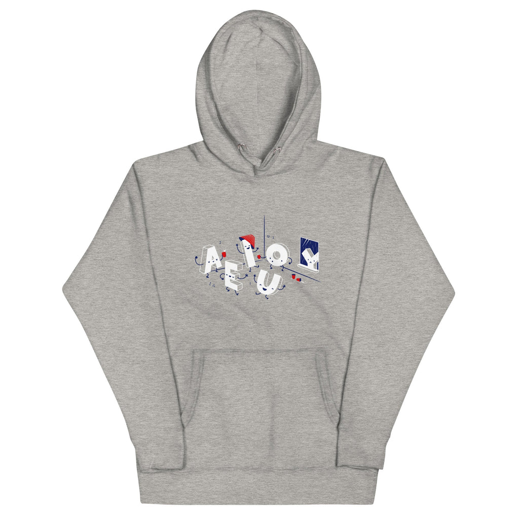 Vowel Party Time - Adult & Kids T-Shirts, Sweatshirts & Hoodies apparel design preview 1