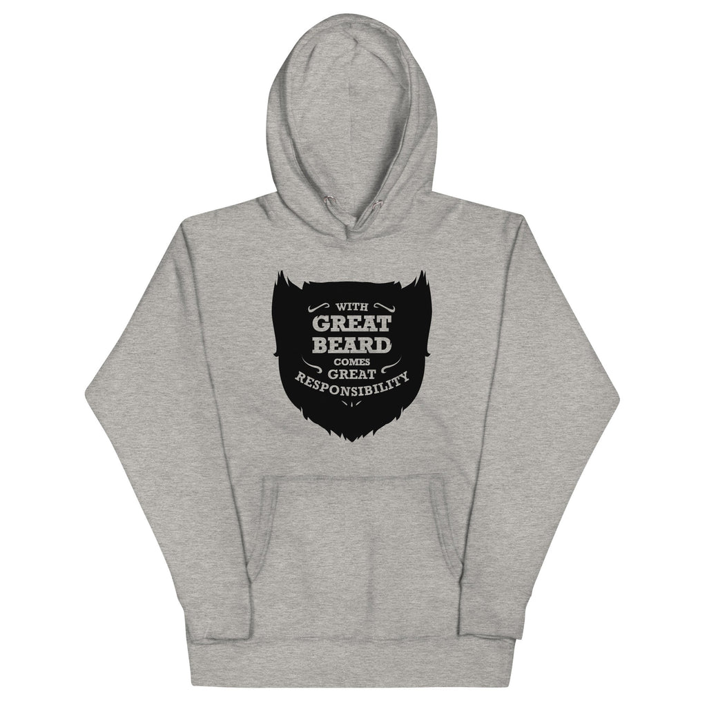 With Great Beard Comes Responsibility - Adult & Kids T-Shirts, Sweatshirts & Hoodies apparel design preview 1