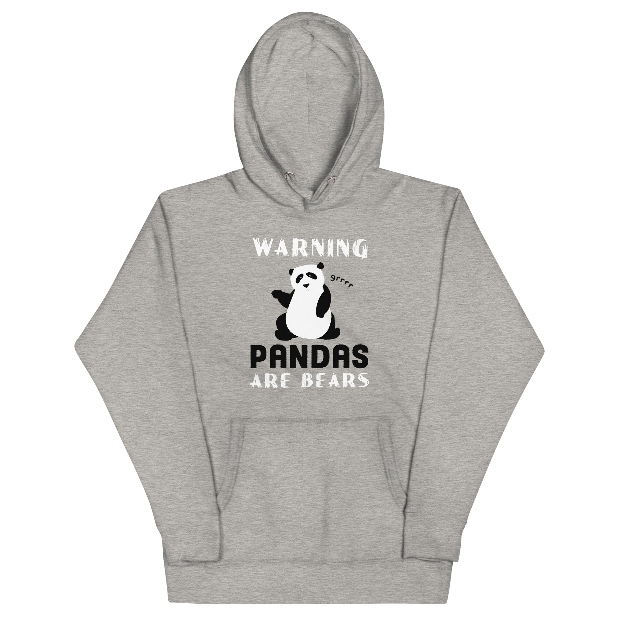 Warning, Pandas Are Bears - Adult & Kids T-Shirts, Sweatshirts & Hoodies apparel design preview 1