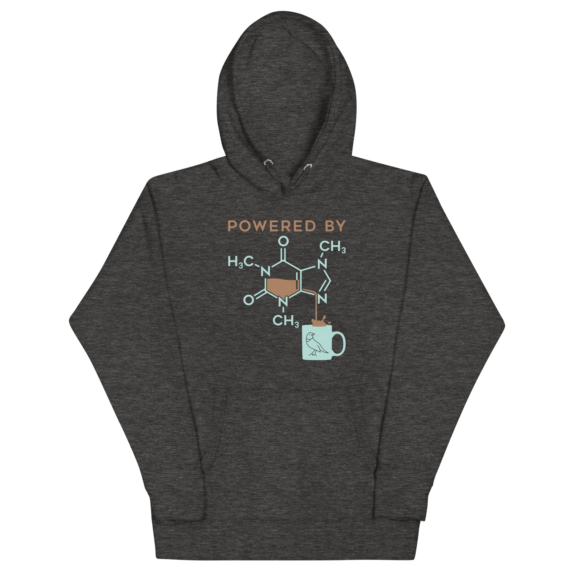 Powered By Caffeine - Adult & Kids T-Shirts, Sweatshirts & Hoodies apparel design preview 1
