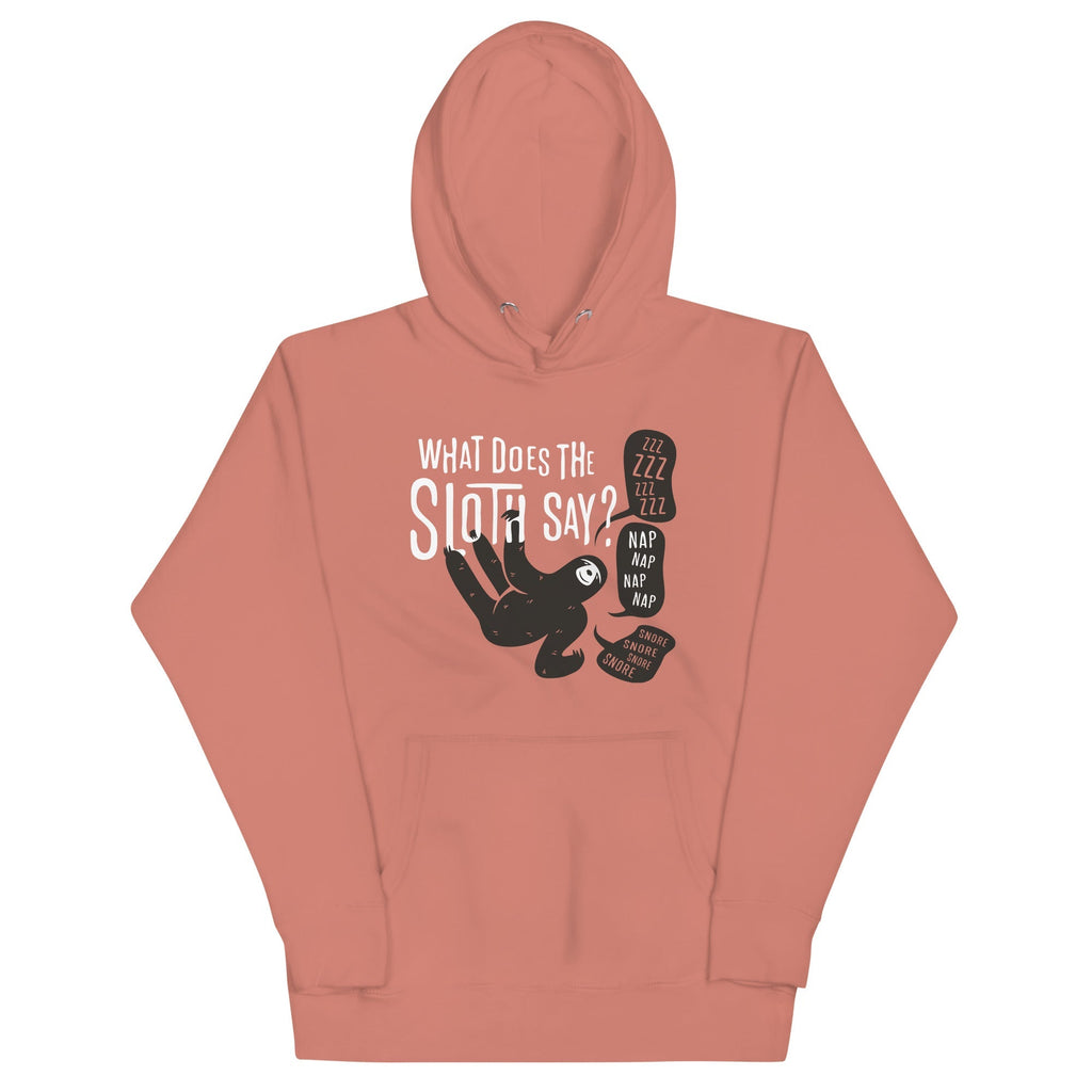 What Does The Sloth Say? - Adult & Kids T-Shirts, Sweatshirts & Hoodies apparel design preview 1