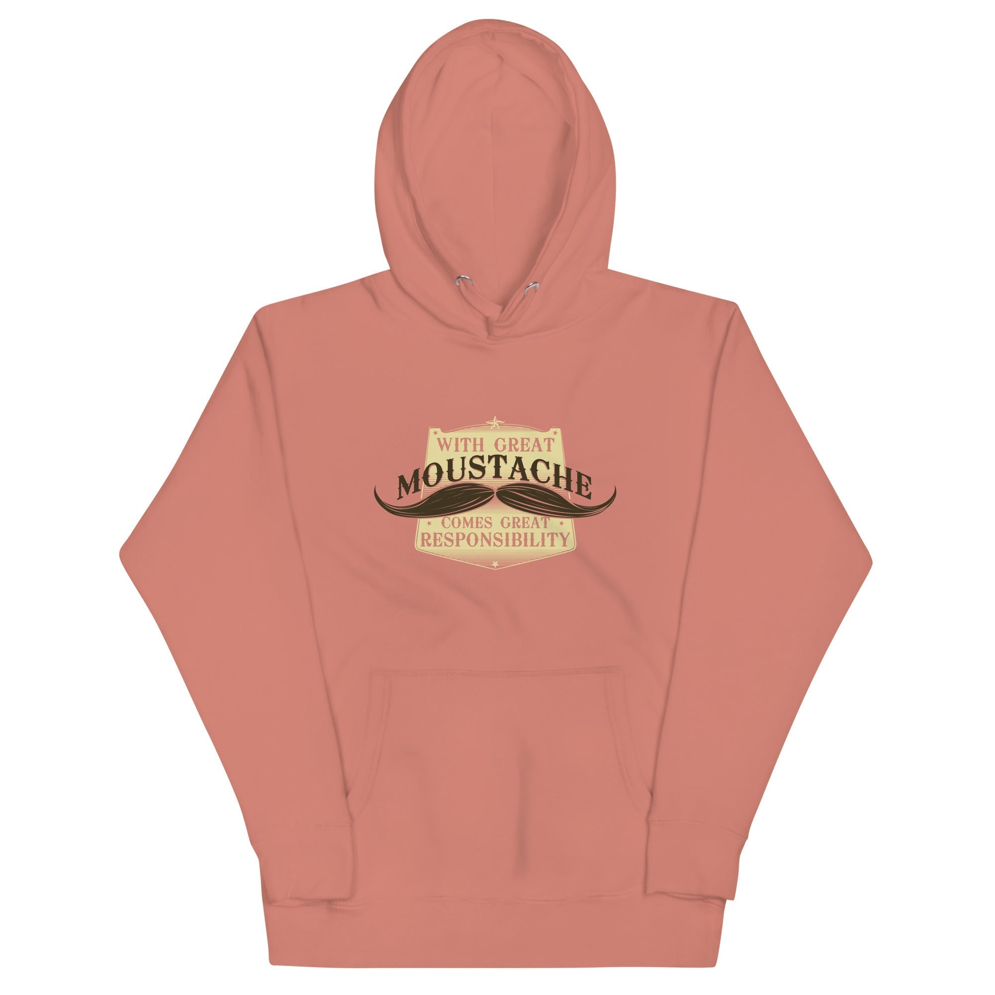 With Great Moustache - Adult & Kids T-Shirts, Sweatshirts & Hoodies apparel design preview 1