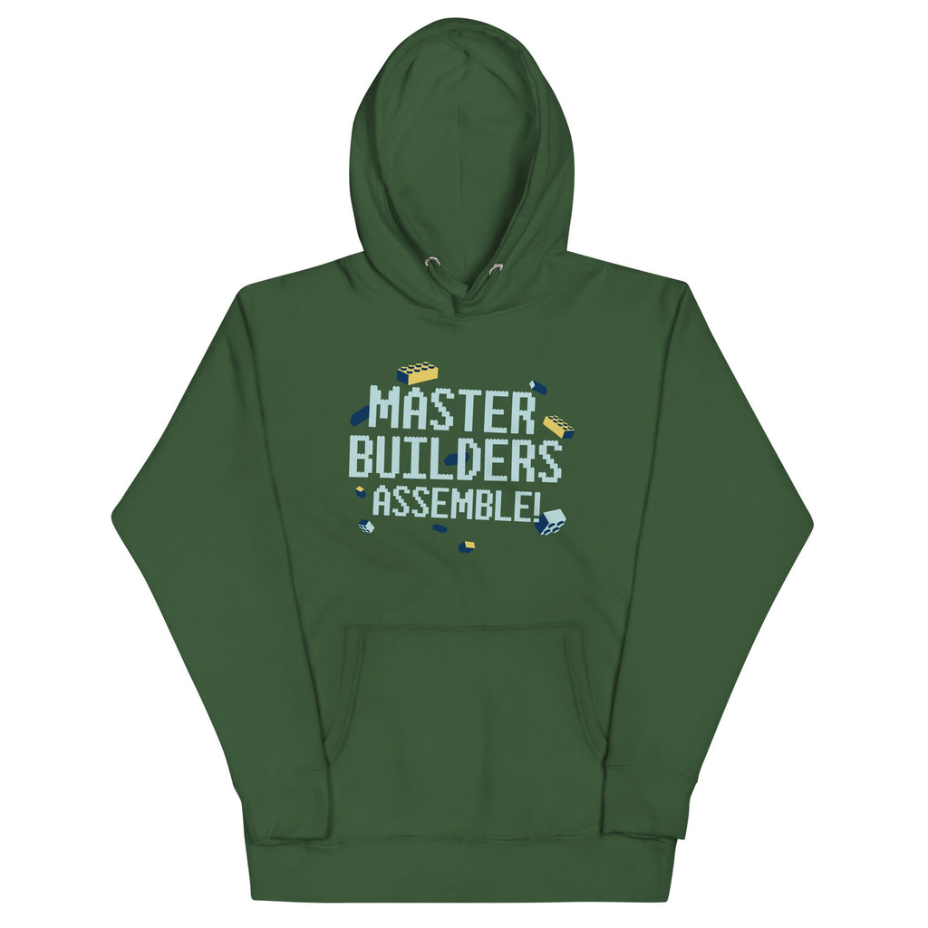 Master Builders Assemble! - Adult & Kids T-Shirts, Sweatshirts & Hoodies apparel design preview 1