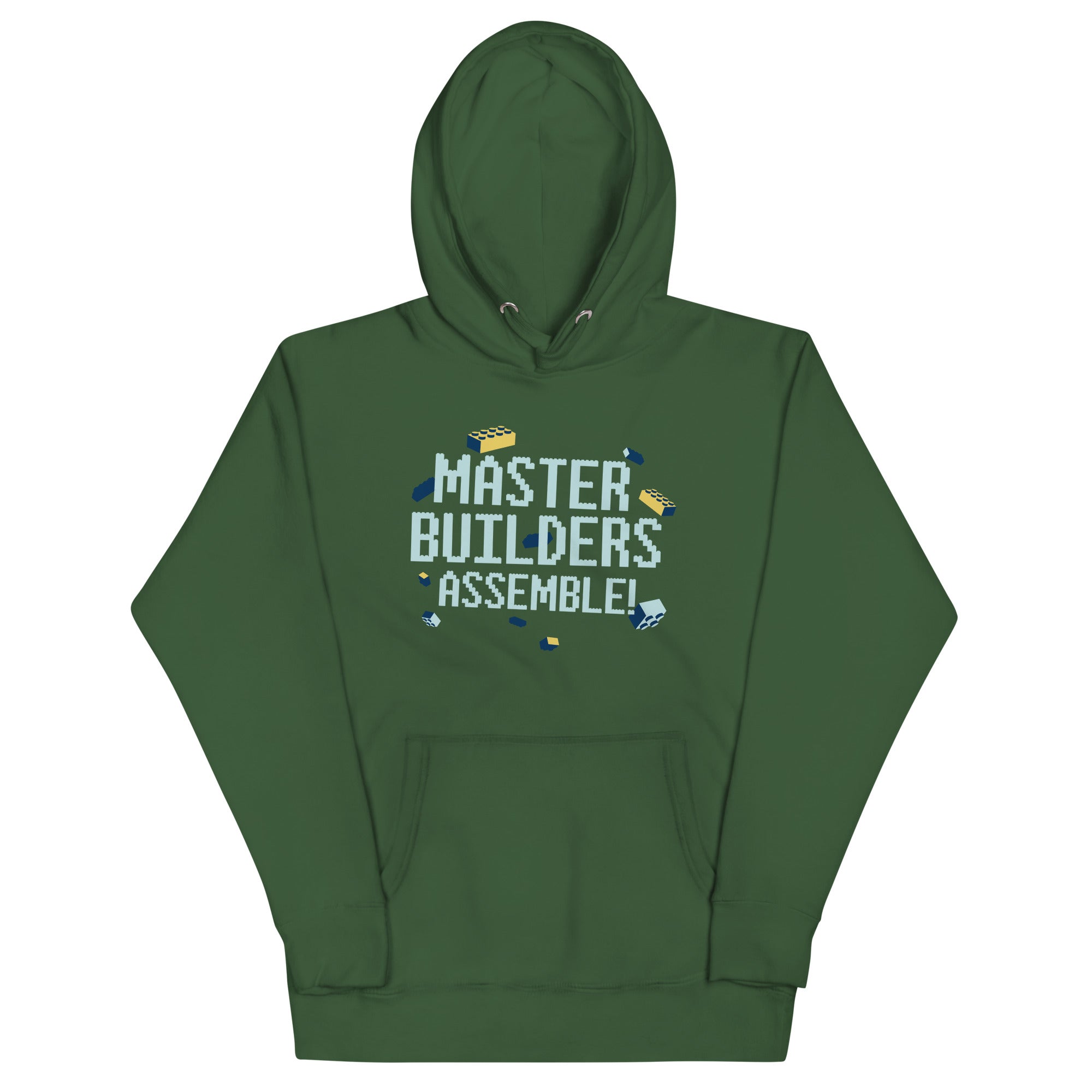 Master Builders Assemble! - Adult & Kids T-Shirts, Sweatshirts & Hoodies apparel design preview 1