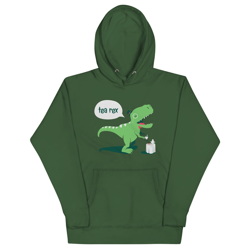 Tea Rex - Adult & Kids T-Shirts, Sweatshirts & Hoodies apparel design preview 1