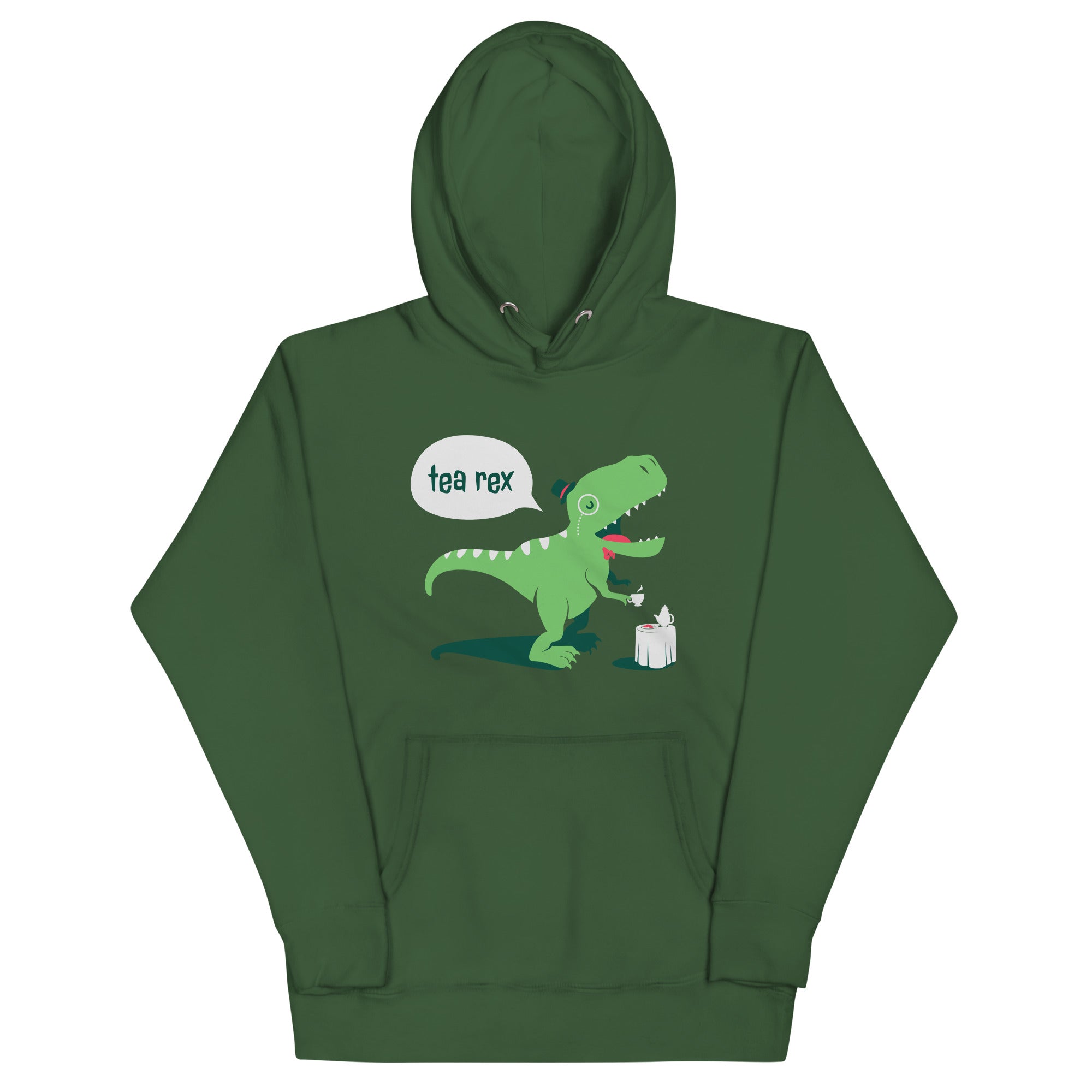 Tea Rex - Adult & Kids T-Shirts, Sweatshirts & Hoodies apparel design preview 1