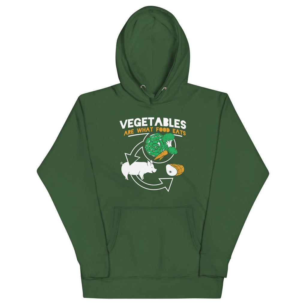 Vegetables Are What Food Eats - Adult & Kids T-Shirts, Sweatshirts & Hoodies apparel design preview 1