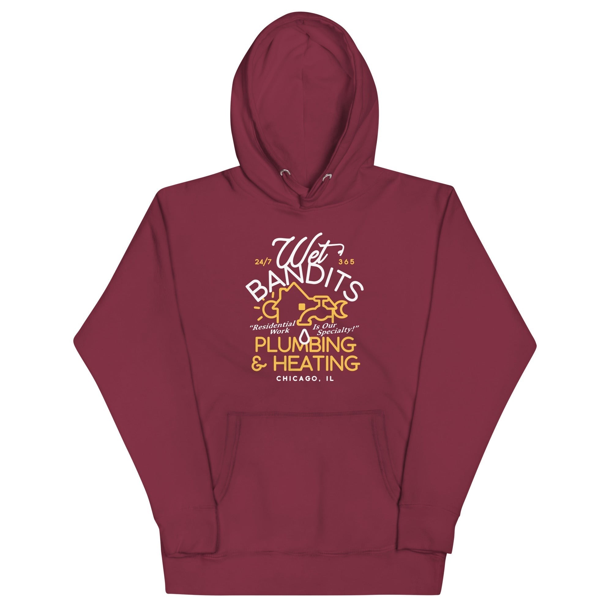 Wet Bandits Plumbing Heating - Adult & Kids T-Shirts, Sweatshirts & Hoodies apparel design preview 1