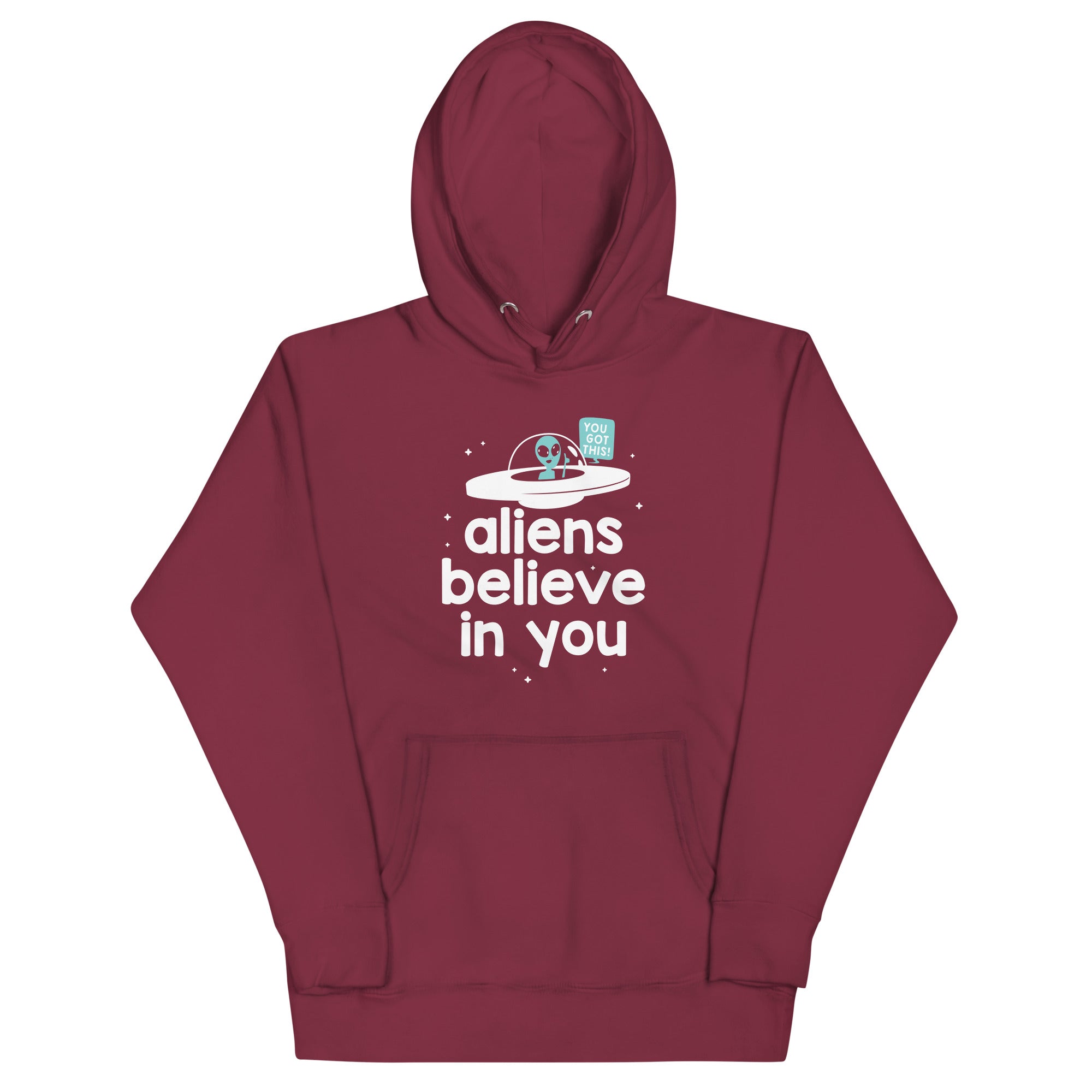 Aliens Believe In You - Adult & Kids T-Shirts, Sweatshirts & Hoodies apparel design preview 1