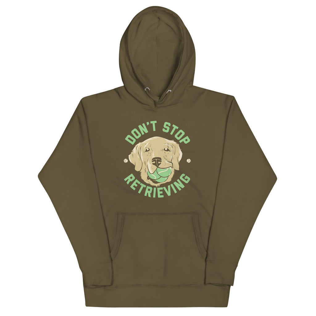 Don't Stop Retrieving - Adult & Kids T-Shirts, Sweatshirts & Hoodies apparel design preview 1
