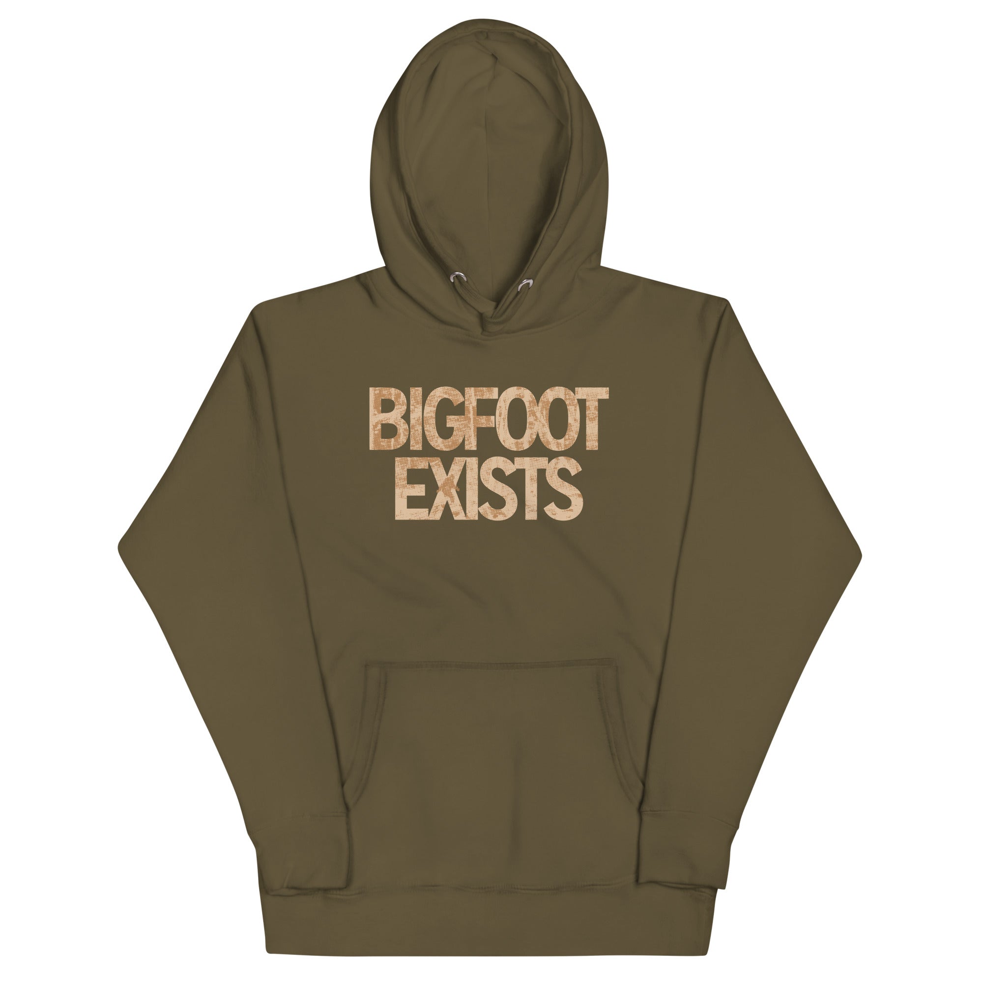 Bigfoot Exists - Adult & Kids T-Shirts, Sweatshirts & Hoodies apparel design preview 1