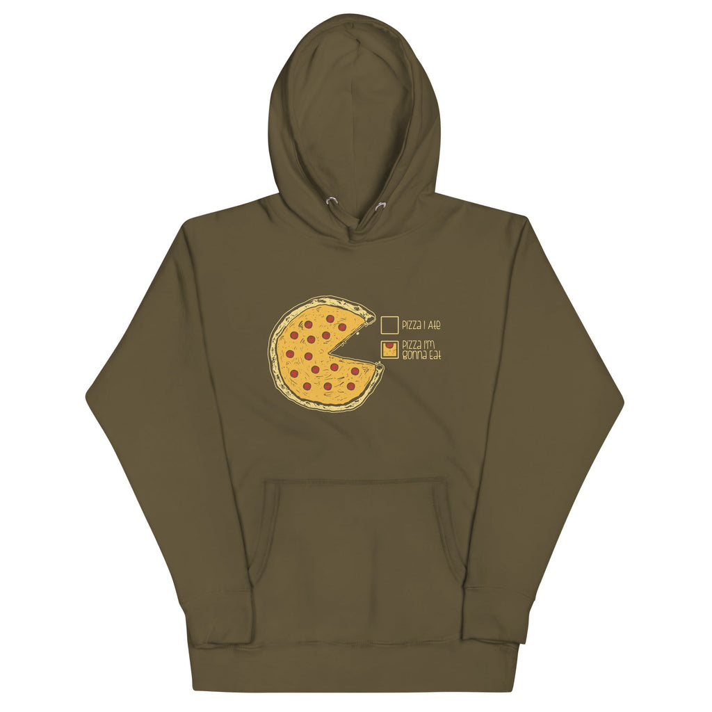 Pizza Pie Chart - Adult & Kids T-Shirts, Sweatshirts & Hoodies apparel design preview 1