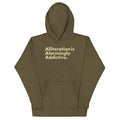 Alliteration Is Alarmingly Addictive - Adult & Kids T-Shirts, Sweatshirts & Hoodies apparel design preview 1