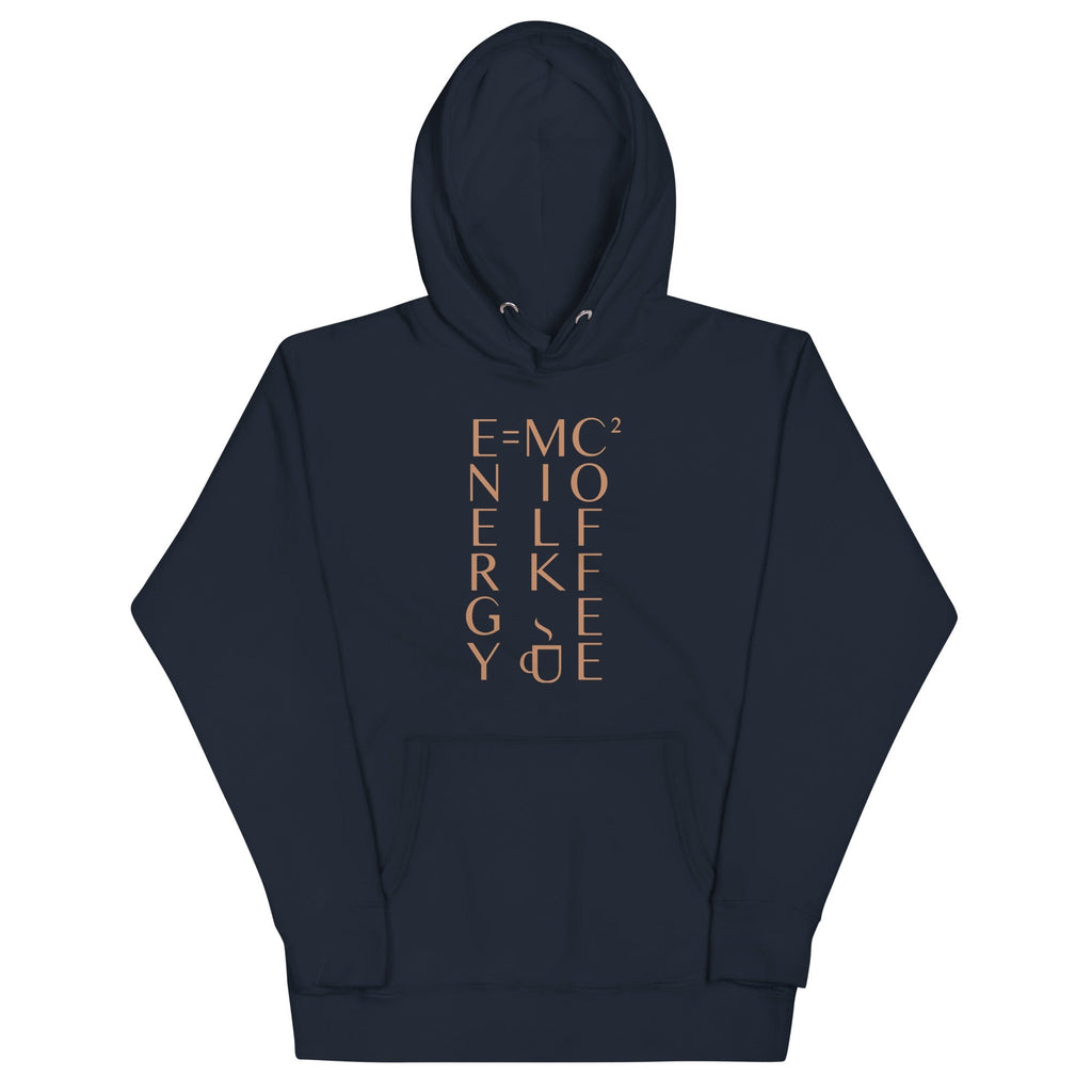 Energy Equals Milk Times Coffee Squared - Adult & Kids T-Shirts, Sweatshirts & Hoodies apparel design preview 1