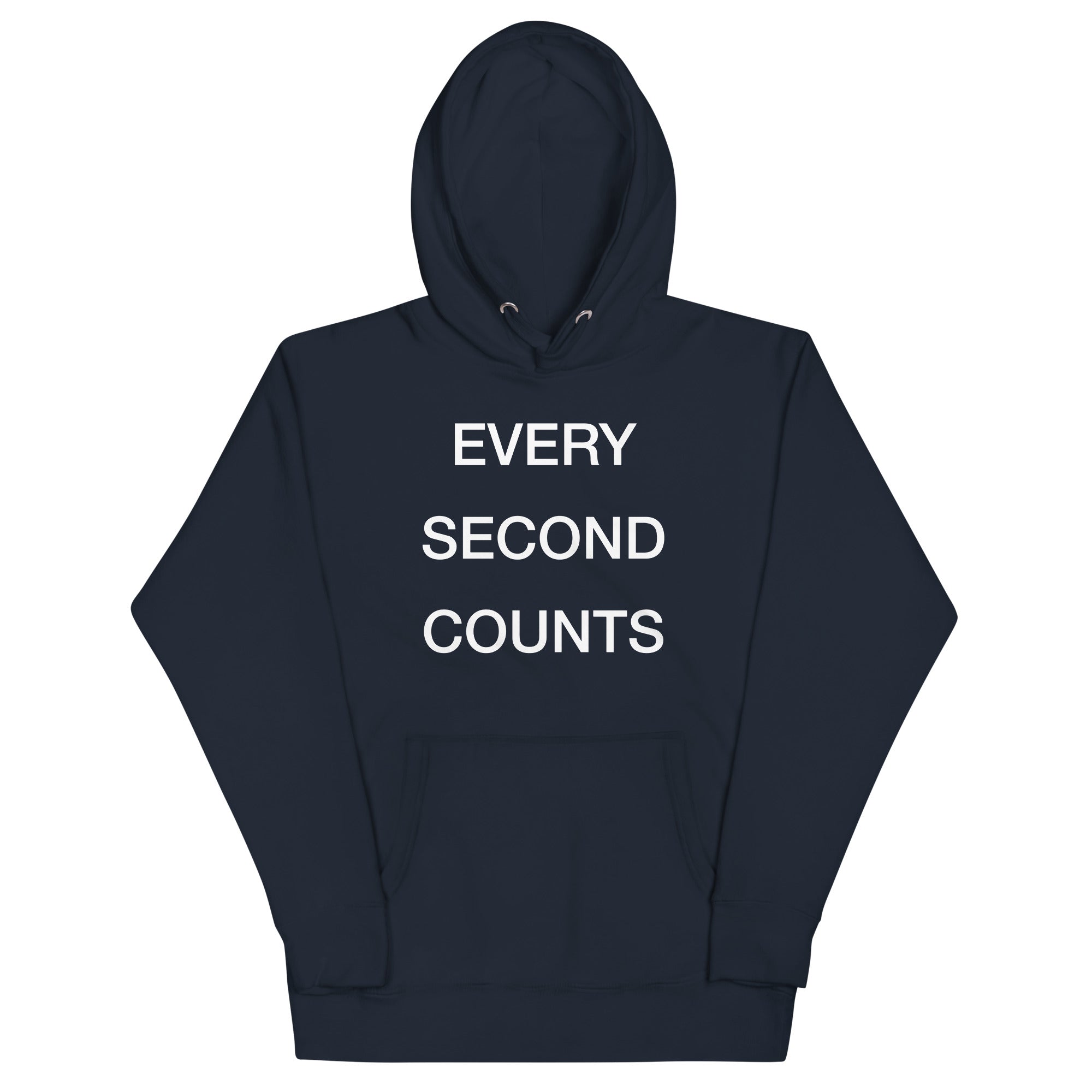 Every Second Counts - Adult & Kids T-Shirts, Sweatshirts & Hoodies apparel design preview 1