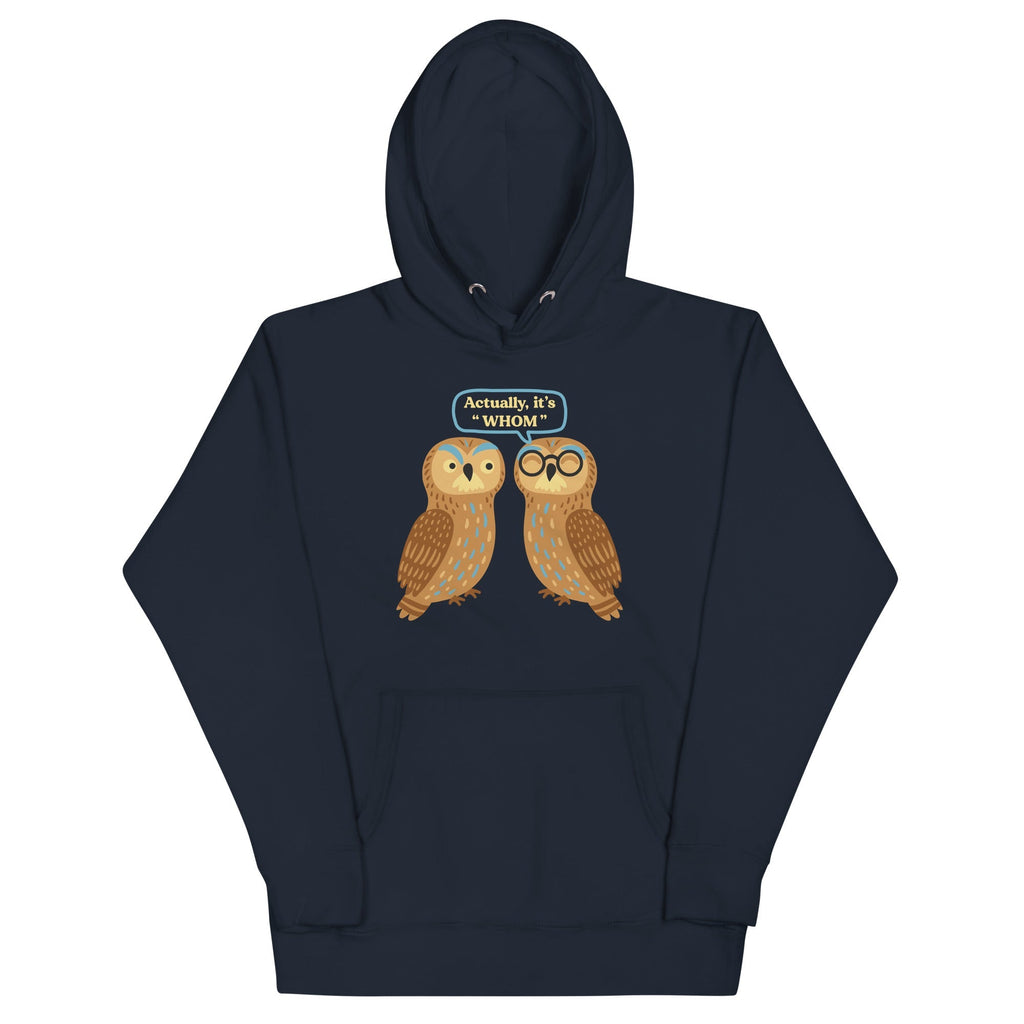 Actually, It's Whom - Adult & Kids T-Shirts, Sweatshirts & Hoodies apparel design preview 1