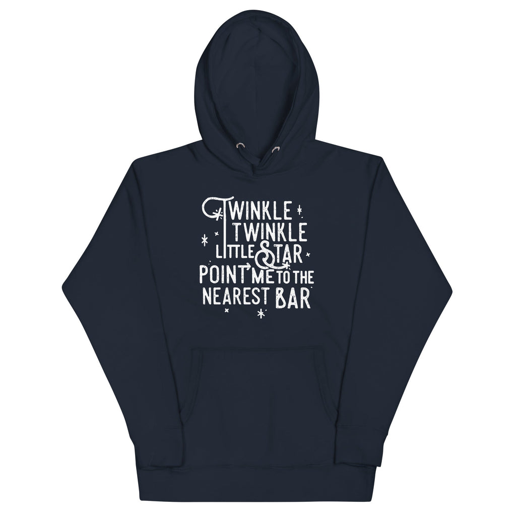 Point Me To The Nearest Bar - Adult & Kids T-Shirts, Sweatshirts & Hoodies apparel design preview 1