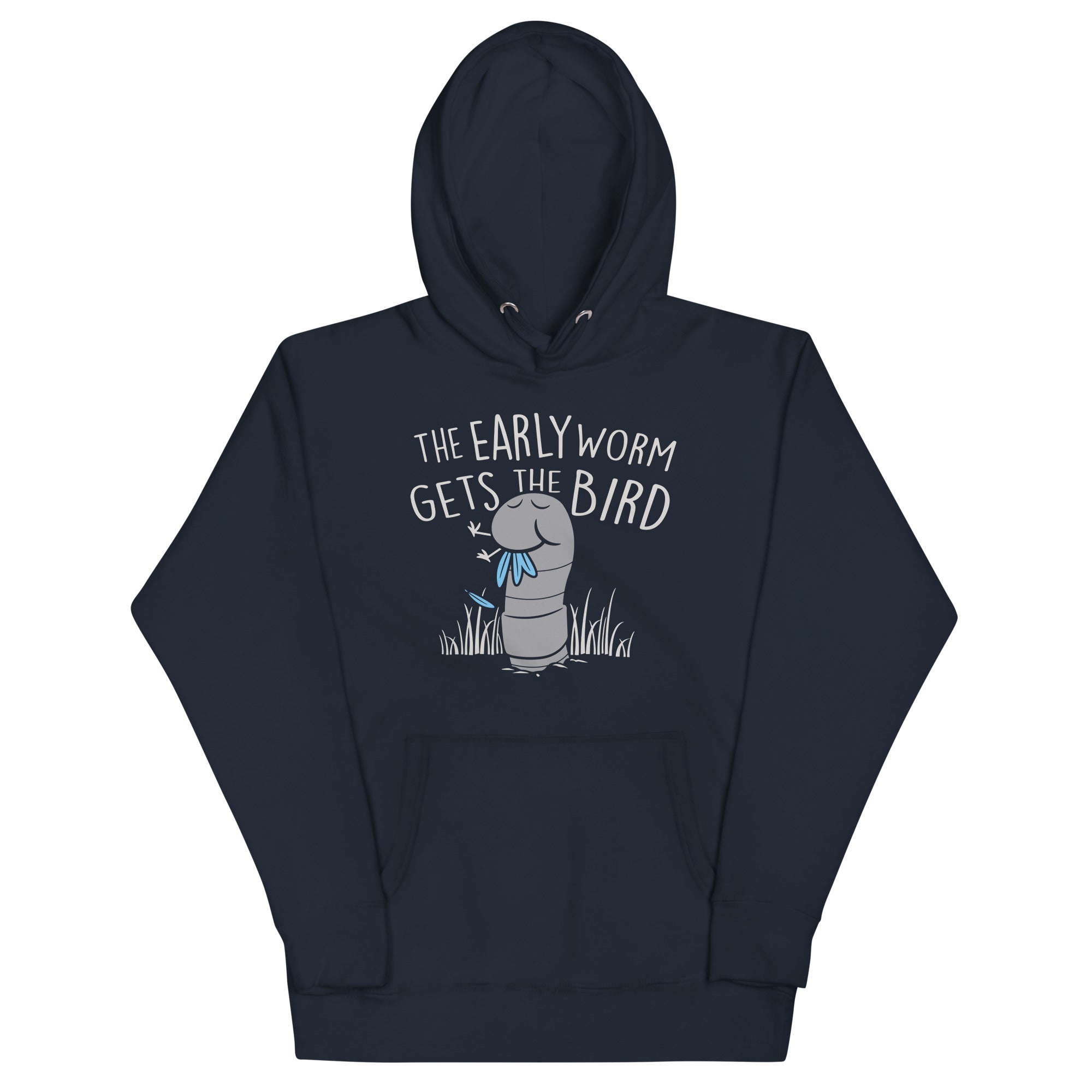 The Early Worm Gets Bird - Adult & Kids T-Shirts, Sweatshirts & Hoodies apparel design preview 1