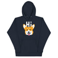 Hi Corgi - Adult & Kids T-Shirts, Sweatshirts & Hoodies apparel design preview 1