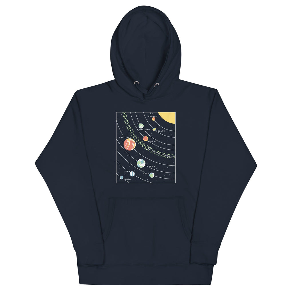 9 Planets - Adult & Kids T-Shirts, Sweatshirts & Hoodies apparel design preview 1