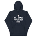 Will Grade Papers For Food - Adult & Kids T-Shirts, Sweatshirts & Hoodies apparel design preview 1