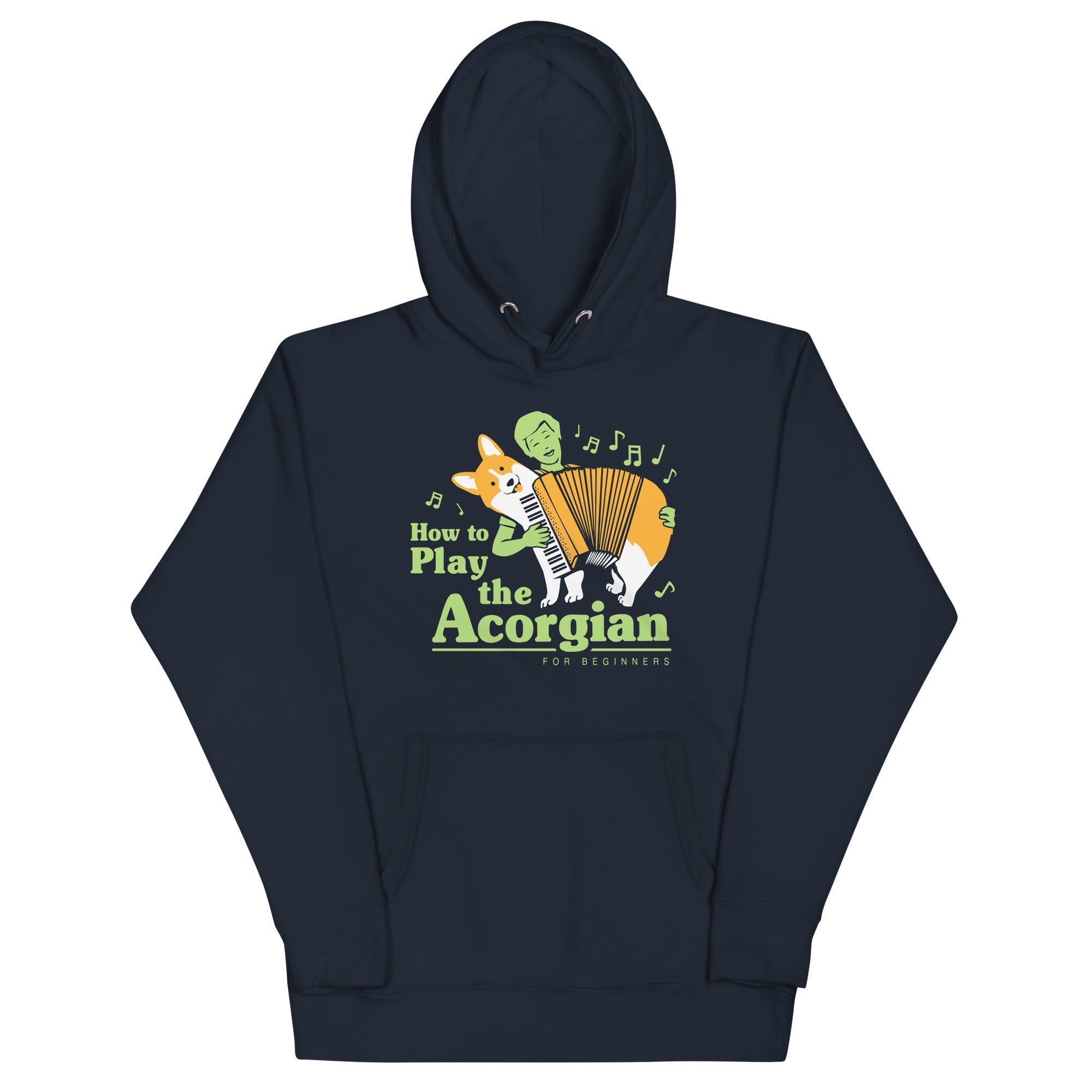 How To Play The Acorgian - Adult & Kids T-Shirts, Sweatshirts & Hoodies apparel design preview 1