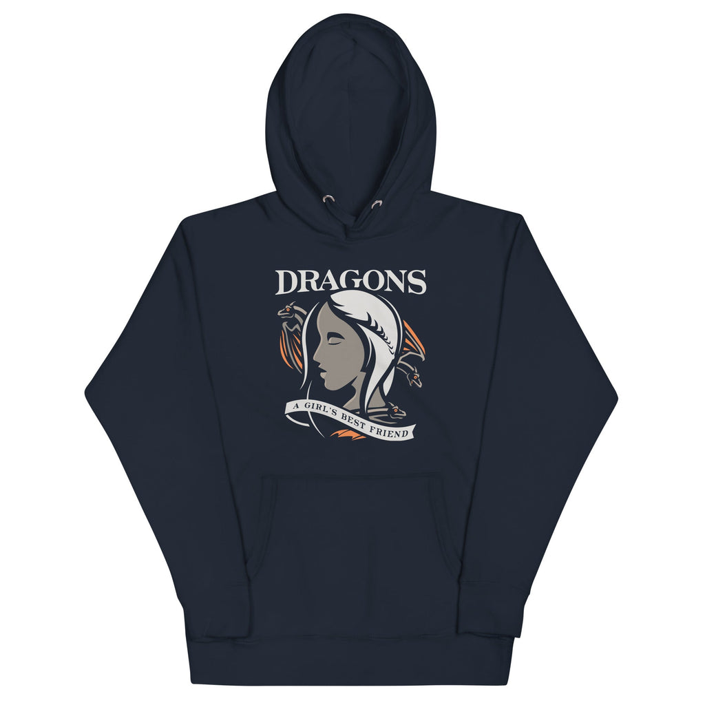 Dragons Are A Girl's Best Friend - Adult & Kids T-Shirts, Sweatshirts & Hoodies apparel design preview 1