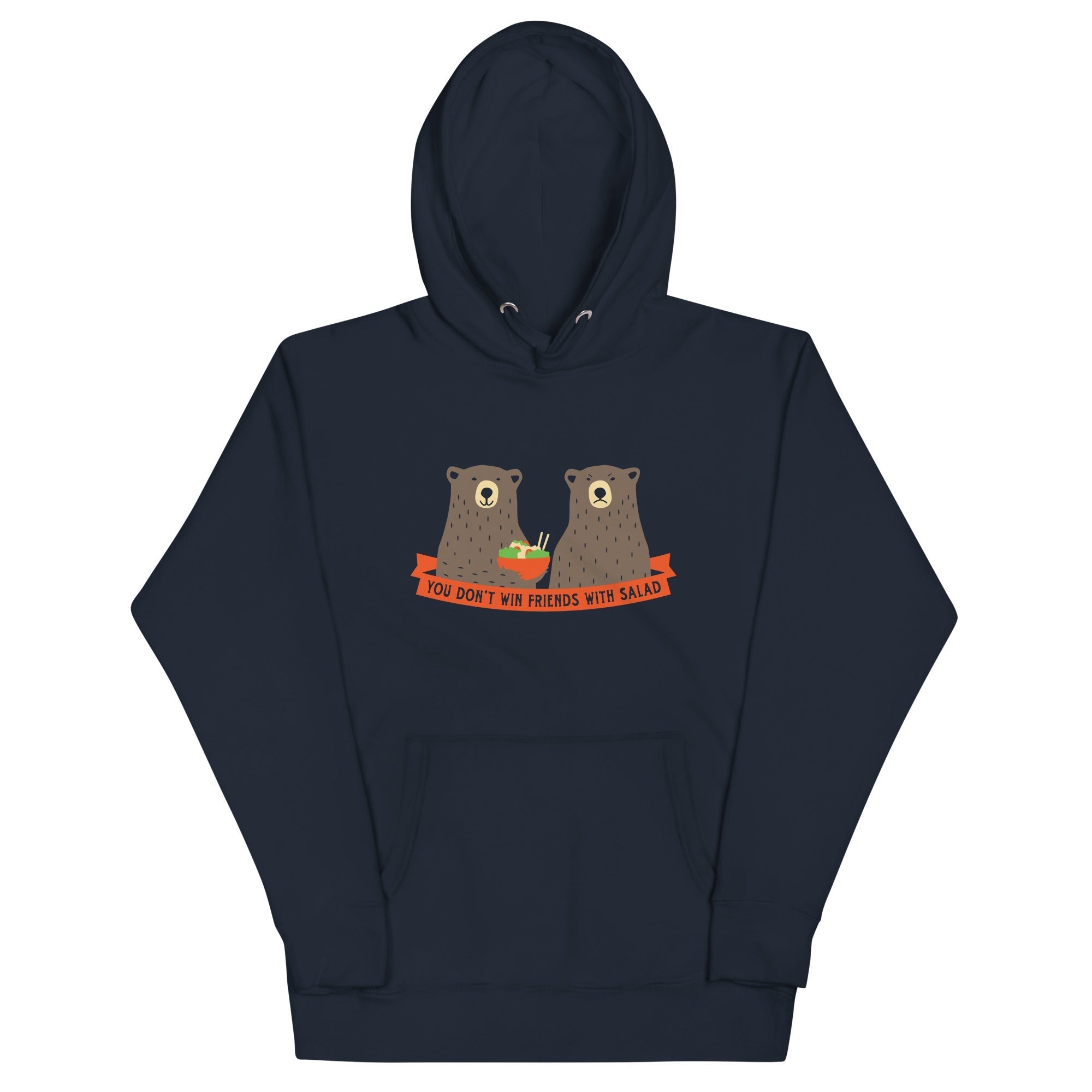 You Don't Win Friends With Salad - Adult & Kids T-Shirts, Sweatshirts & Hoodies apparel design preview 1