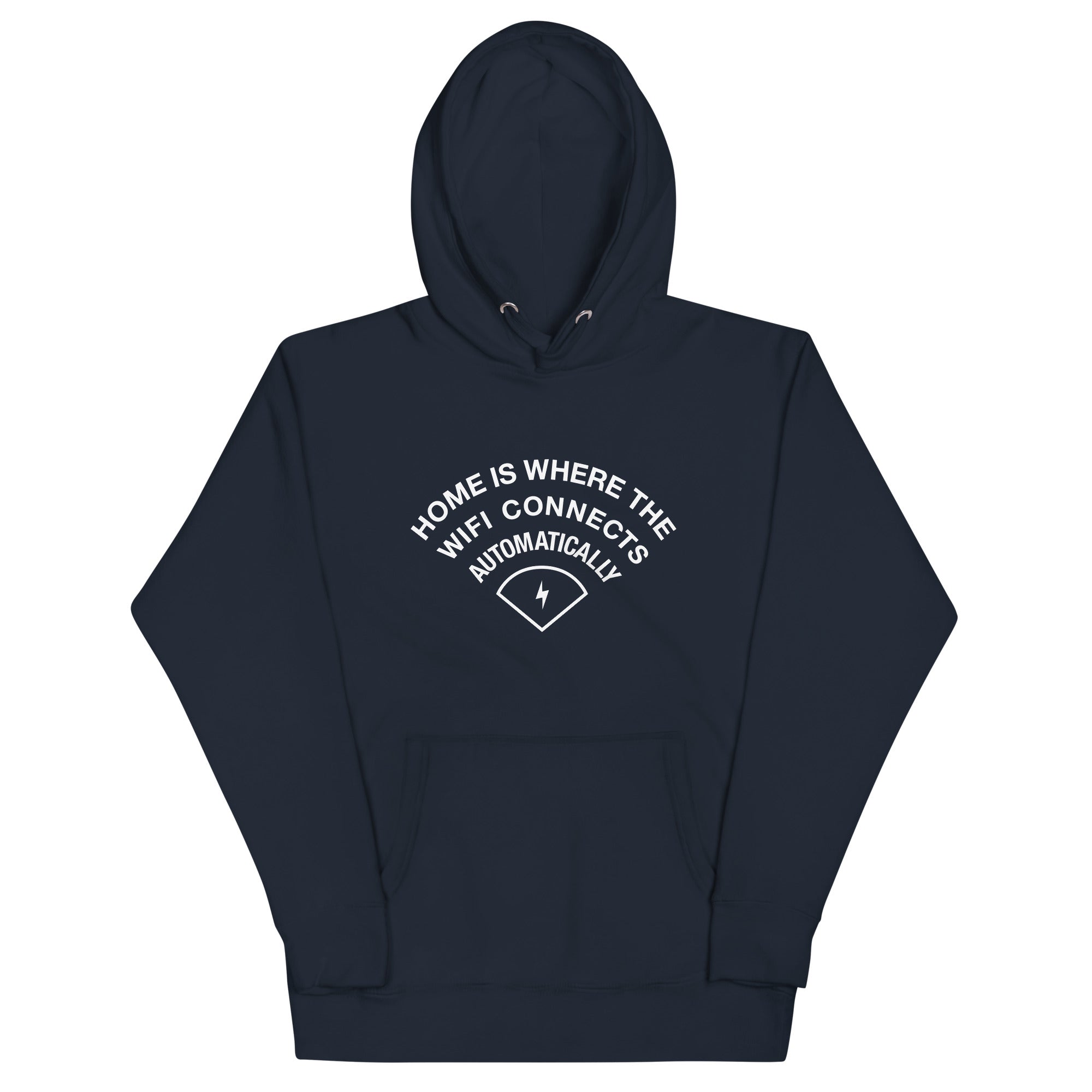 Home Is Where The WiFI Connects Automatically - Adult & Kids T-Shirts, Sweatshirts & Hoodies apparel design preview 1
