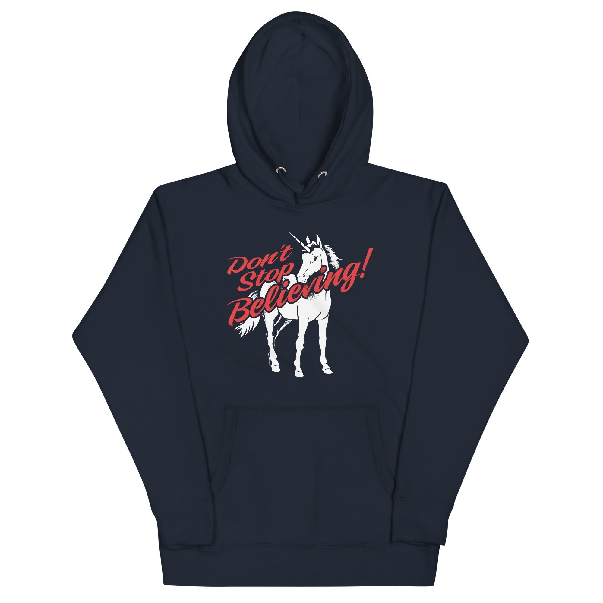 Don't Stop Believing Unicorn - Adult & Kids T-Shirts, Sweatshirts & Hoodies apparel design preview 1