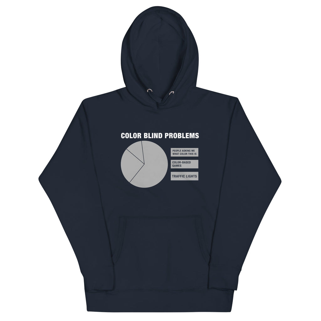 Color Blind Problems - Adult & Kids T-Shirts, Sweatshirts & Hoodies apparel design preview 1