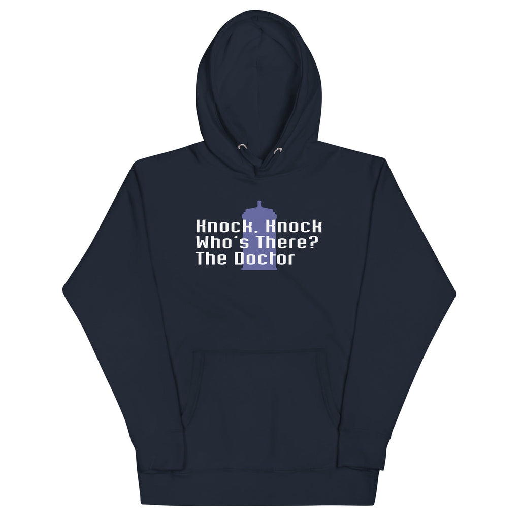 Knock Who's There? The Doctor - Adult & Kids T-Shirts, Sweatshirts & Hoodies apparel design preview 1