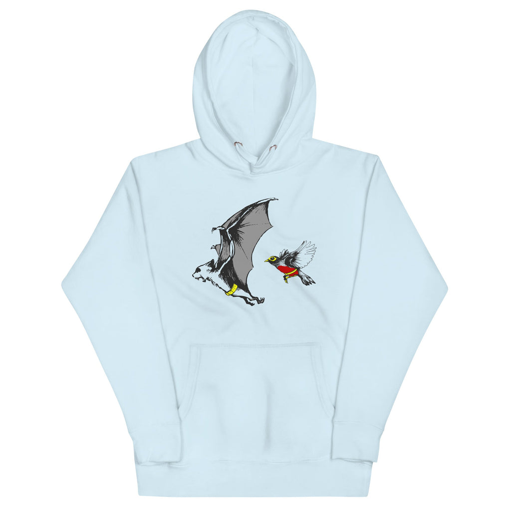 Bat and Robin - Adult & Kids T-Shirts, Sweatshirts & Hoodies apparel design preview 1