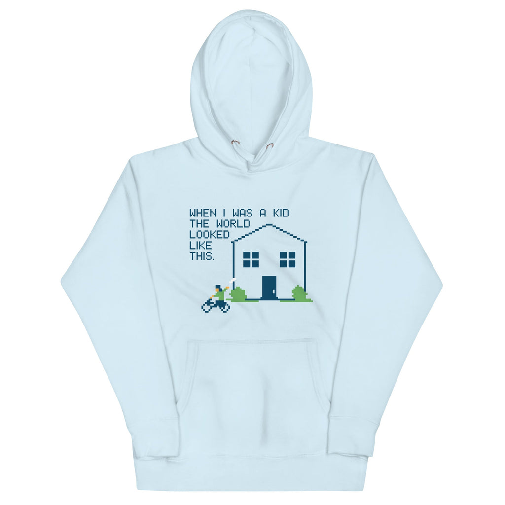 When I Was A Kid The World - Adult & Kids T-Shirts, Sweatshirts & Hoodies apparel design preview 1