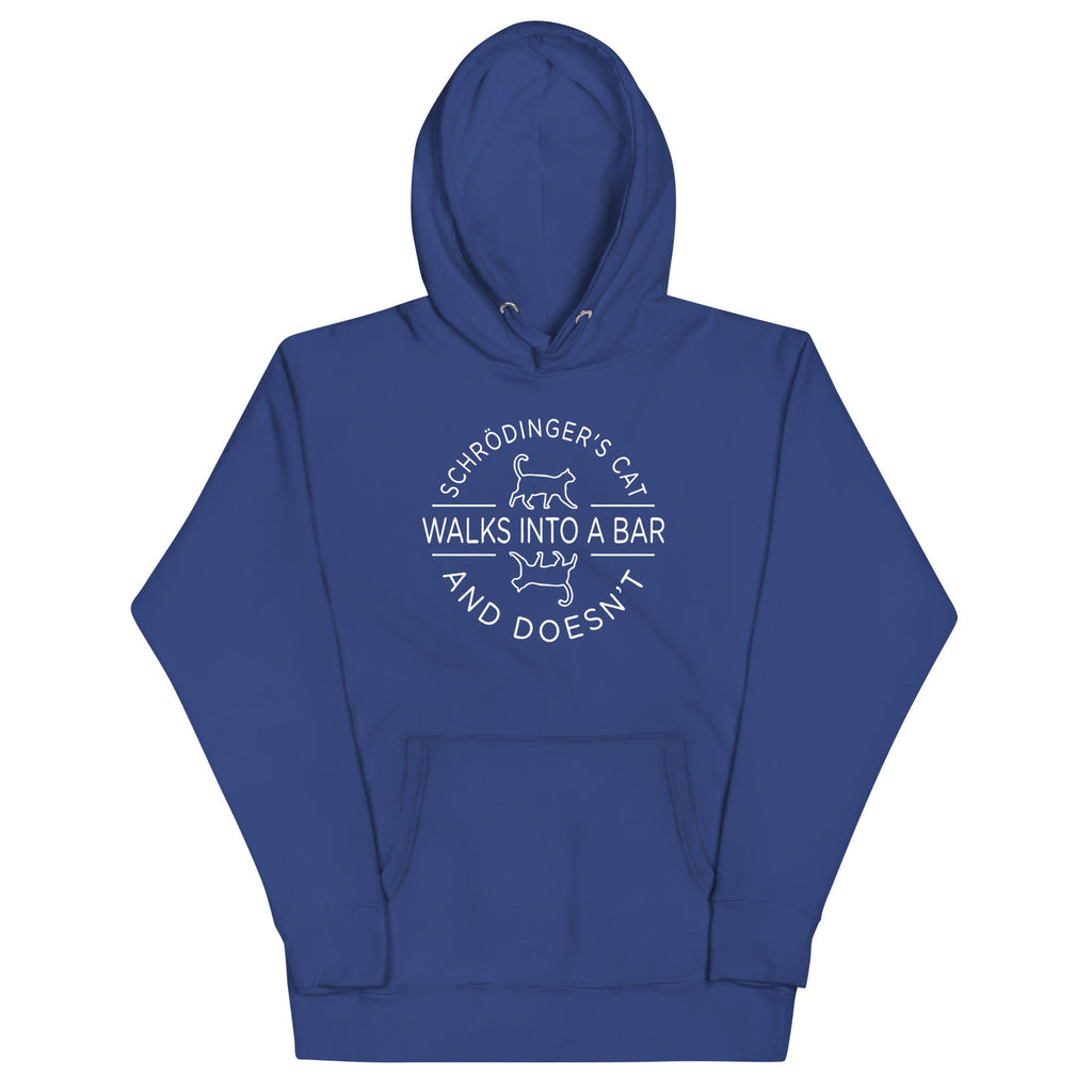 Schrodinger's Cat Walks Into A Bar - Adult & Kids T-Shirts, Sweatshirts & Hoodies apparel design preview 1