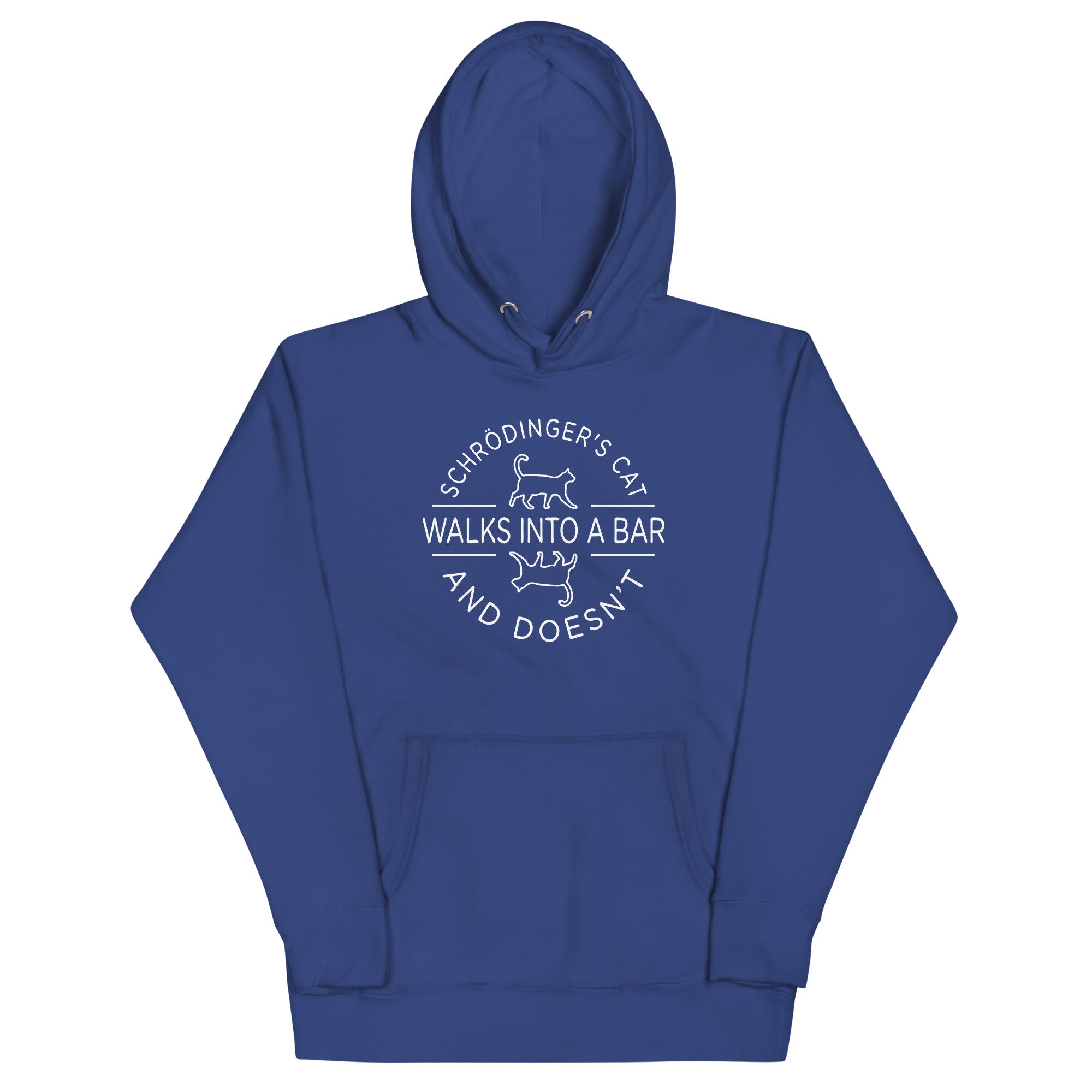 Schrodinger's Cat Walks Into A Bar - Adult & Kids T-Shirts, Sweatshirts & Hoodies apparel design preview 1