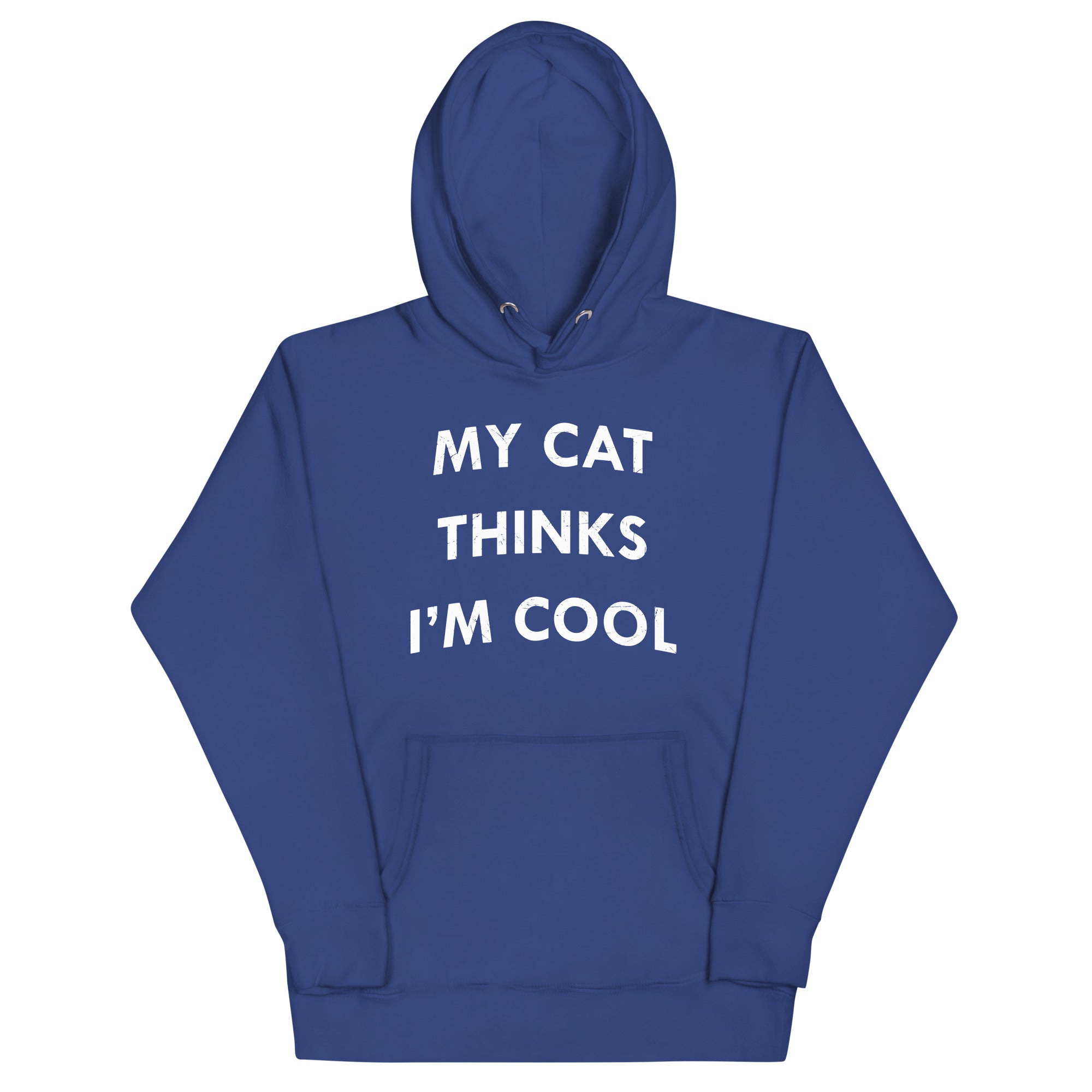 My Cat Thinks I'm Cool - Adult & Kids T-Shirts, Sweatshirts & Hoodies apparel design preview 1