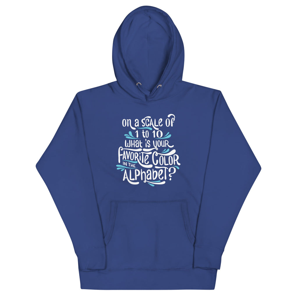 Favorite Color In The Alphabet - Adult & Kids T-Shirts, Sweatshirts & Hoodies apparel design preview 1