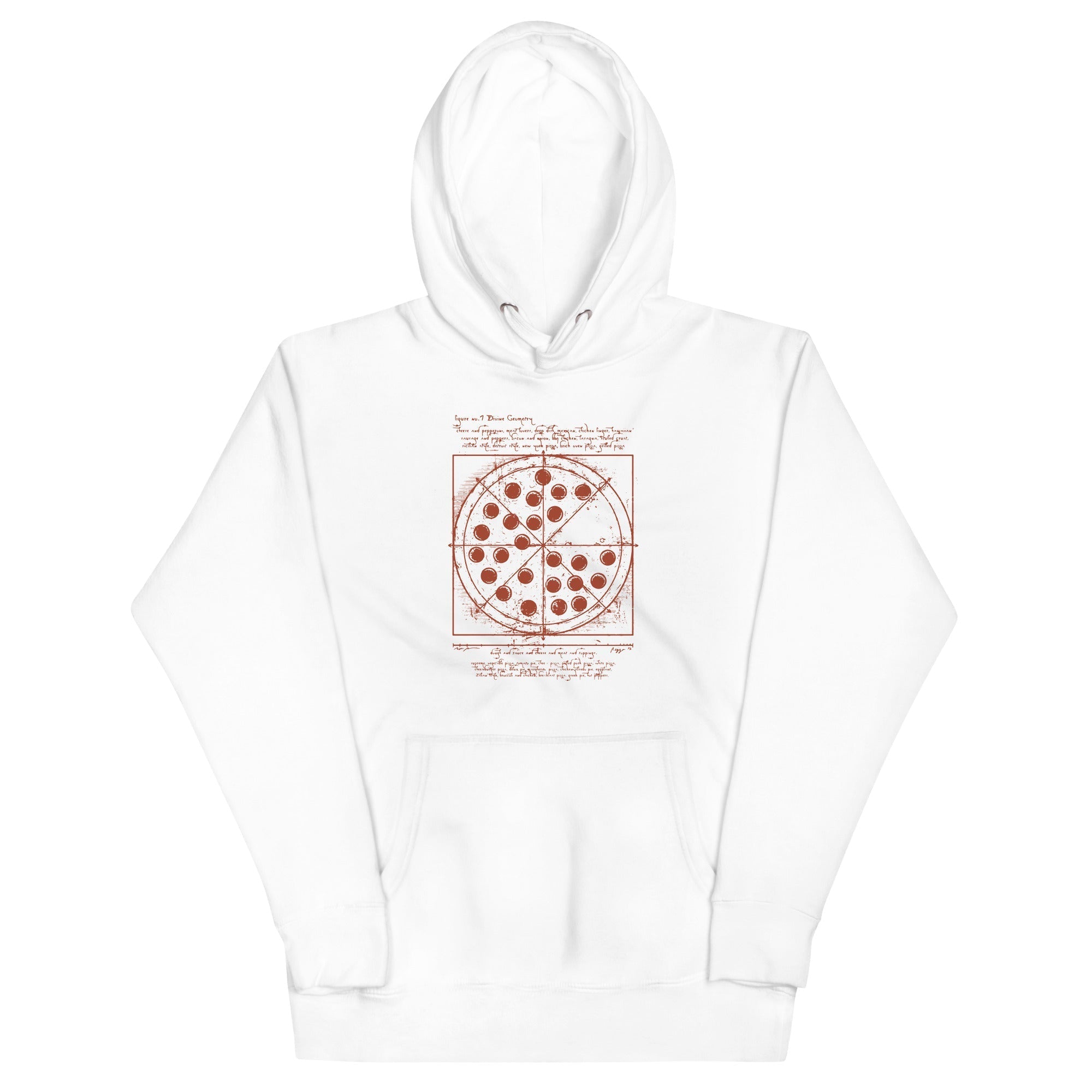 Vitruvian Pizza - Adult & Kids T-Shirts, Sweatshirts & Hoodies apparel design preview 1
