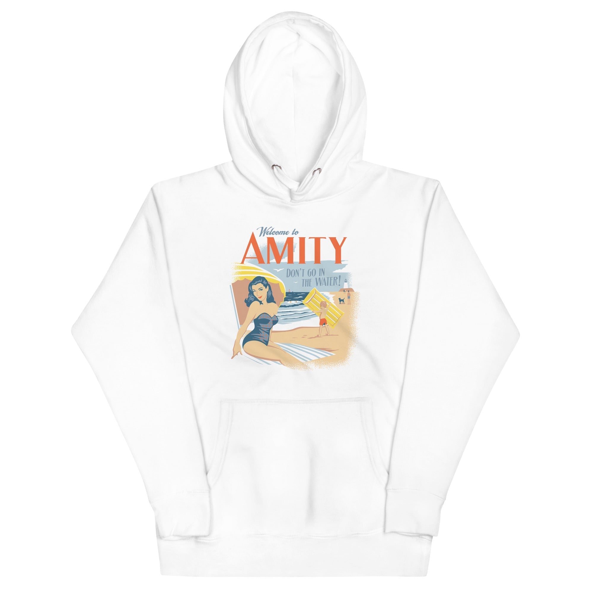Welcome To Amity - Adult & Kids T-Shirts, Sweatshirts & Hoodies apparel design preview 1