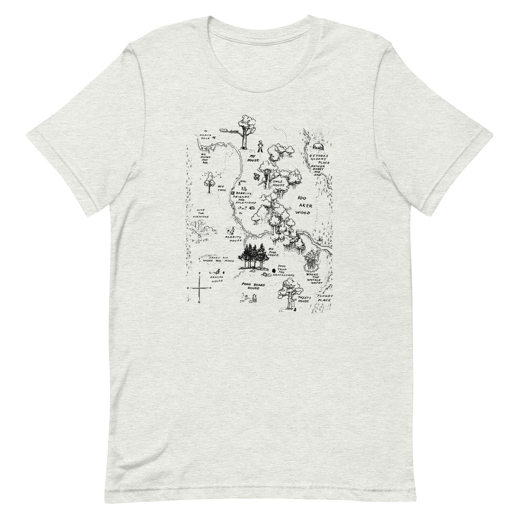 100 Acre Map Men's Signature - Adult & Kids T-Shirts, Sweatshirts & Hoodies apparel design preview 1