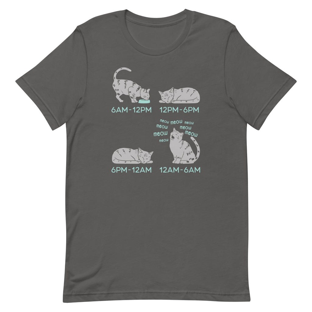 Cat Day Schedule Men's Signature - Adult & Kids T-Shirts, Sweatshirts & Hoodies apparel design preview 1