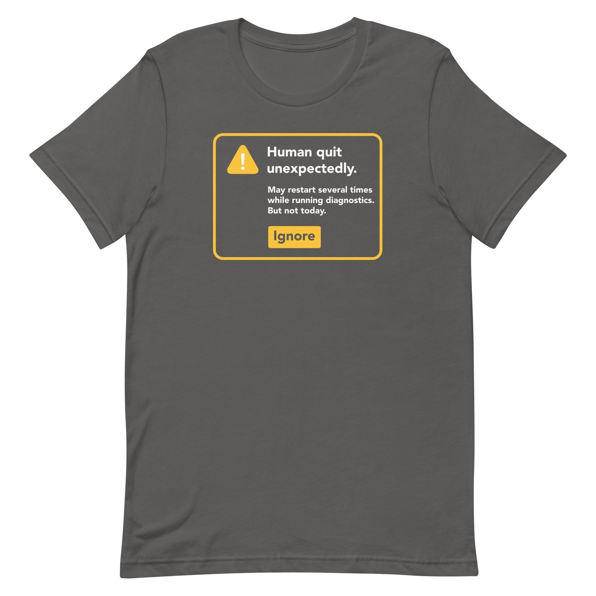 Human Quit Unexpectedly Men's Signature - Adult & Kids T-Shirts, Sweatshirts & Hoodies apparel design preview 1