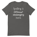 Spelling Is Hard Men's Signature - Adult & Kids T-Shirts, Sweatshirts & Hoodies apparel design preview 1