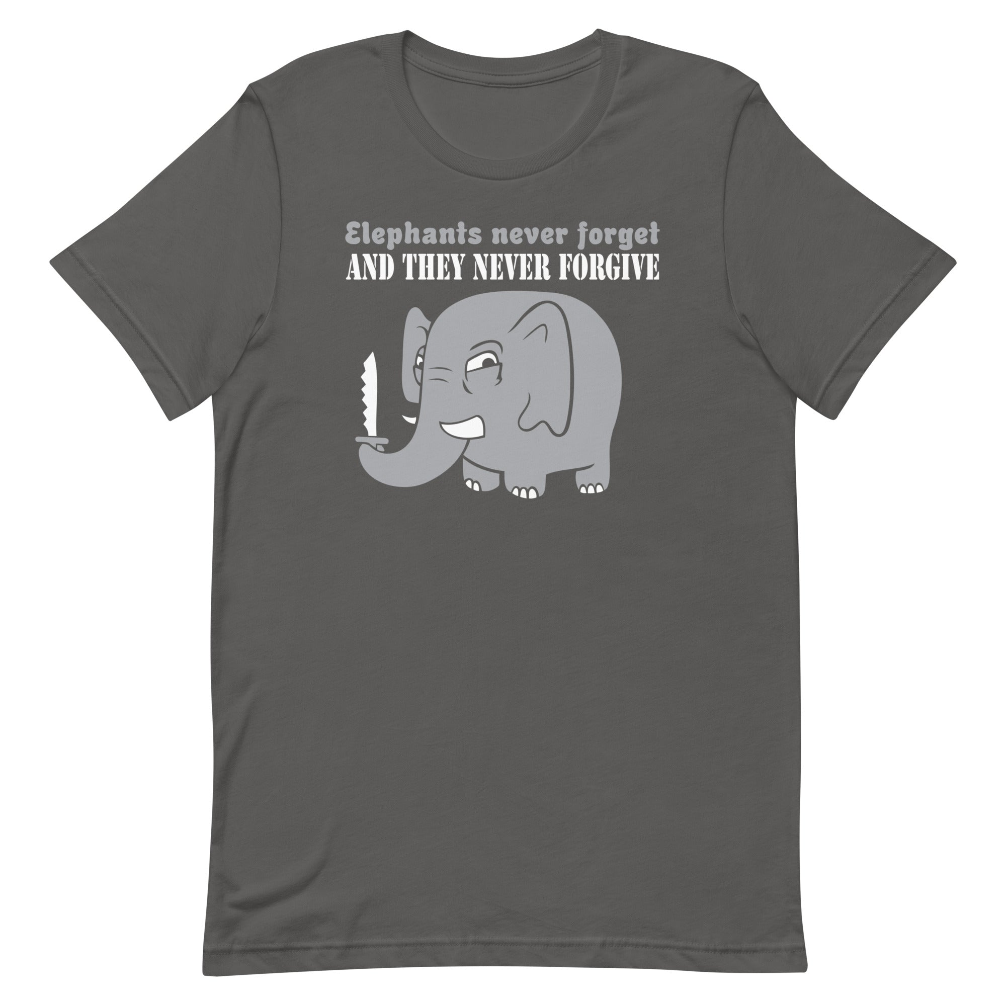 Elephants Never Forgive Men's Signature - Adult & Kids T-Shirts, Sweatshirts & Hoodies apparel design preview 1