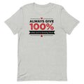 Always Give 100%, Unless You're Donating Blood Men's - Adult & Kids T-Shirts, Sweatshirts & Hoodies apparel design preview 1