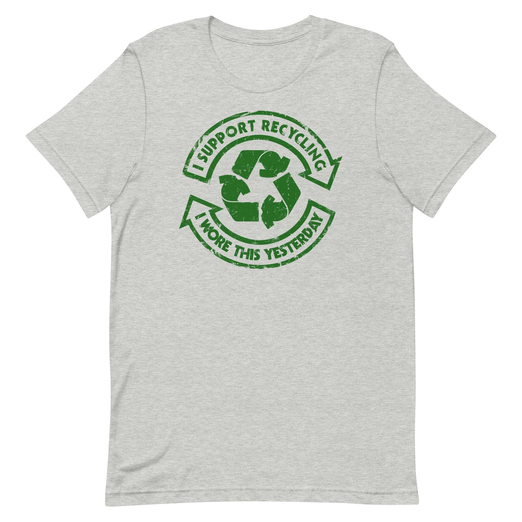 I Support Recycling Men's Signature - Adult & Kids T-Shirts, Sweatshirts & Hoodies apparel design preview 1