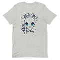 I Need Space Men's Signature - Adult & Kids T-Shirts, Sweatshirts & Hoodies apparel design preview 1